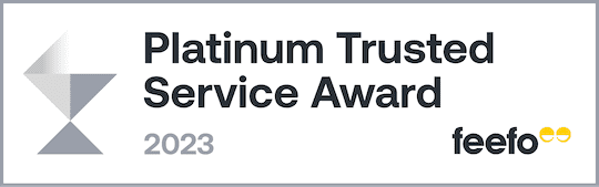 Udělení služby Feefo platinum 2025